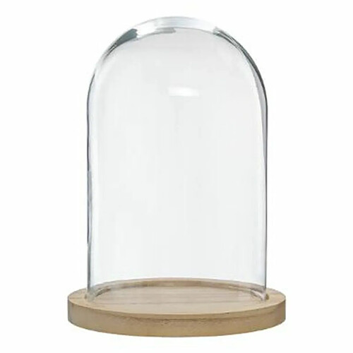 Cloche Décorative en Verre Shine 26cm Naturel