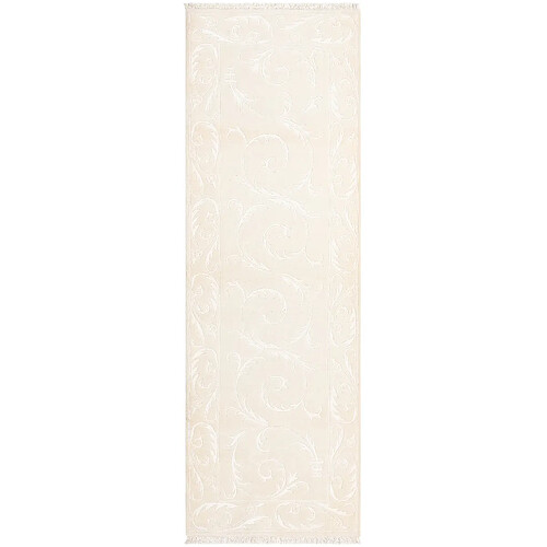 Vidal Tapis de couloir en laine 297x99 beige Darya