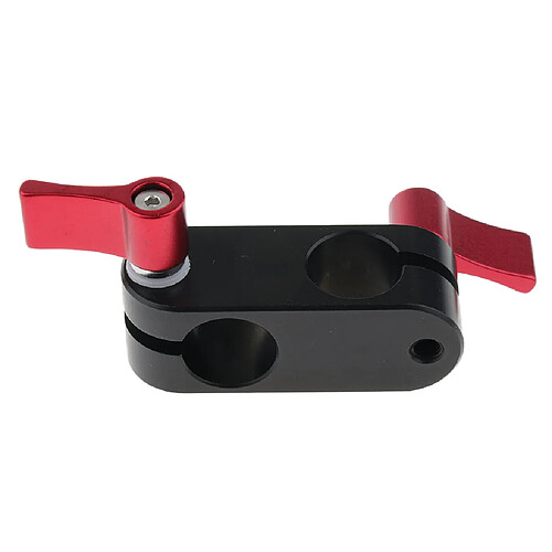 Bloc de rail de serrage de tige à angle droit de 90 degrés pour rouge de système de support de tige de 15mm, rouge