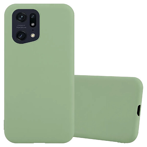 Cadorabo Coque Oppo FIND X5 PRO Etui en Vert