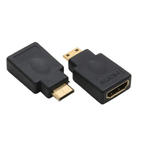 inline dattatore hdmi 19pin type-a femmina a hdmi mini type-c