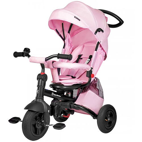 HyperMotion Poussette Tricycle Pour Enfant 1-5 ans TOBI VELAR Rose