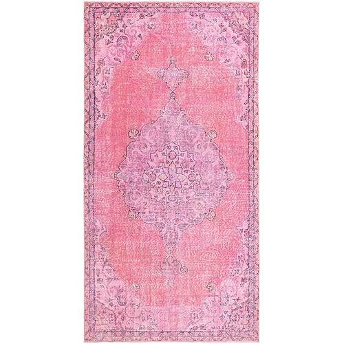 Vidal Tapis de laine 297x152 rose Ultra Vintage