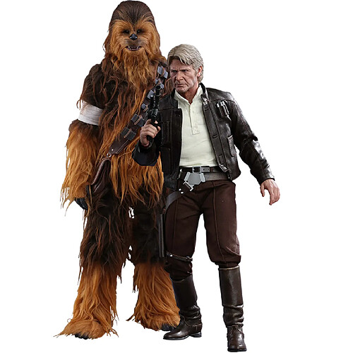 Hot Toys MMS376 - Star Wars : The Force Awakens - Han Solo And Chewbacca