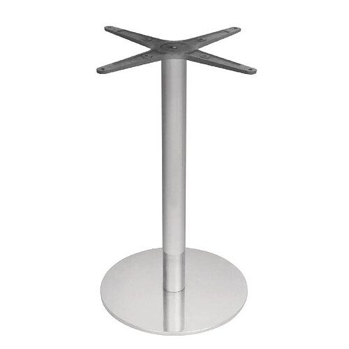 Pied de Table Rond en Acier Inoxydable - Bolero