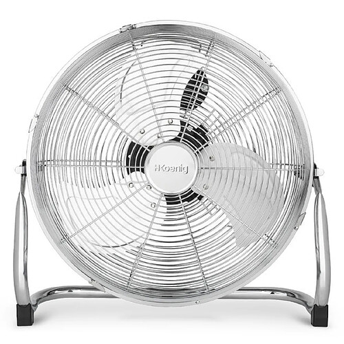 Hkoenig H.KOENIG - Ventilateur en métal, 3 vitesses, 3 lames, design rétro. - Réf. JOE32