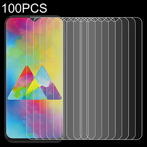 Wewoo Film de verre trempé de 100 PCS 0.26mm 9H 2.5D pour Galaxy M20