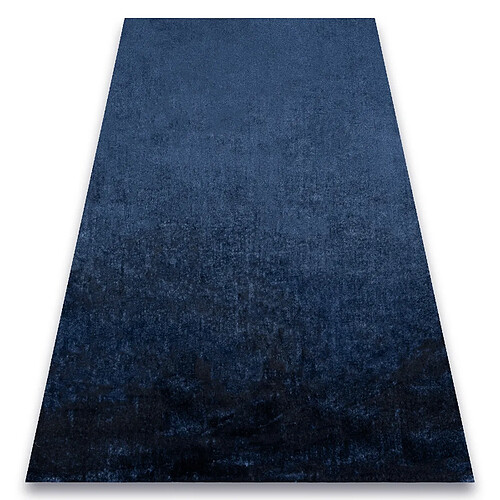 RUGSX Tapis VISCO bleu foncé 10 peluche, IMITATION FOURRURE DE LAPIN 140x190 cm