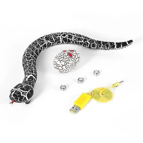 Universal Rc télécommande de serpent de Noël Christmas Egg en plastique RattlesNake Animal Trick Terrifying Mischief Toys for