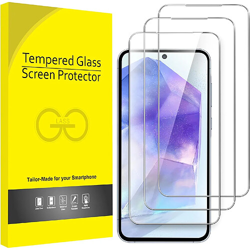 Verres Trempes X3 Pour Samsung Galaxy A55 5G Little Boutik©