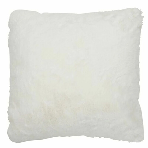 Paris Prix Coussin Imitation Fourrure Cutie 45x45cm Blanc