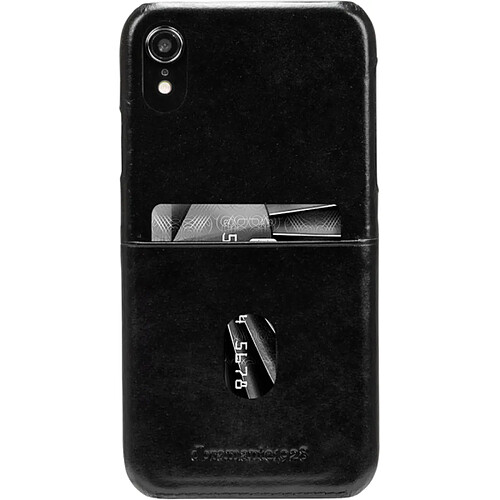 Alpexe Coque rigide en cuir noir Dbramante1928 pour iPhone XR