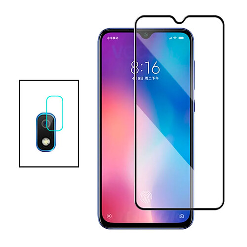 PHONECARE Kit Film Caméra Arrière + Film de Verre Trempé 5D Full Cover pour Samsung Galaxy A10s