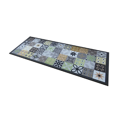 Calicosy Tapis d'intérieur style mosaïque 45x120cm