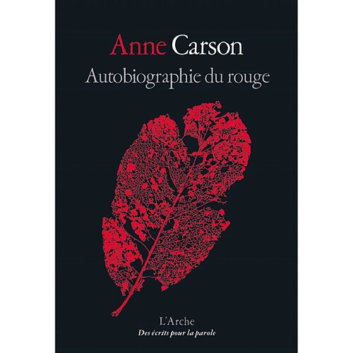 Autobiographie du rouge : roman en vers · Occasion