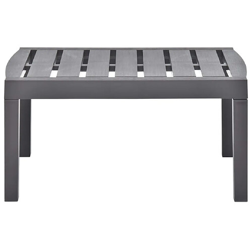 Maison Chic Table de jardin | Table d'extérieur Moka 78x55x38 cm Plastique -GKD15284