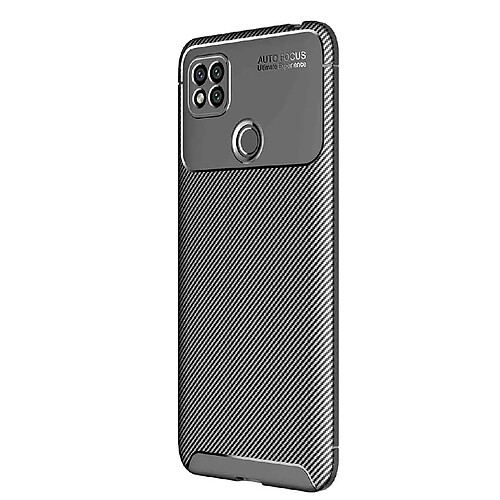 Coque brossée noire pour Xiaomi Redmi 9C / Redmi 9C NFC 4G Style Carbon Fiber Antichoc pochette XEPTIO