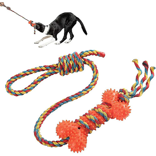 Jouets pour chien contre l'ennui, Jouets de corde pour chien, Jouets de traction pour chien, Jouets indestructibles pour chien Jouets interactifs pour chien