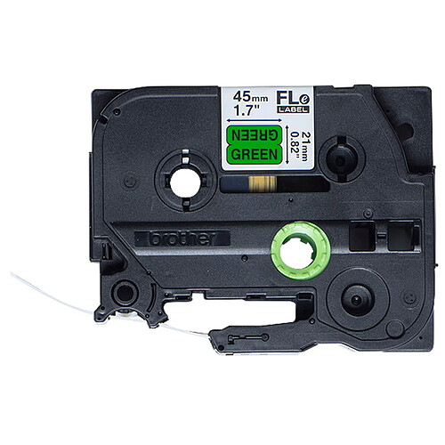 Etiquettes pour Imprimante Brother FLE7511 Vert Noir/Vert