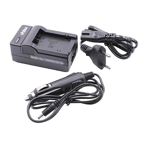 Vhbw CHARGEUR SECTEUR avec ADAPTATEUR ALLUME-CIGARE pour Panasonic DMW-BMB9, DMW-BMB9E et Leica BP-DC9 / BP-DC9E, pour Panasonic Lumix DMC-FZ72 etc.