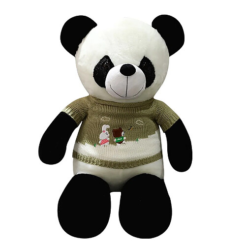 Universal 60cm mignon bébé grand pull géant panda ours peluche animal en peluche poupée animal jouet oreiller dessin animé kawaii poupée fille amoureux cadeau | peluche animal en peluche