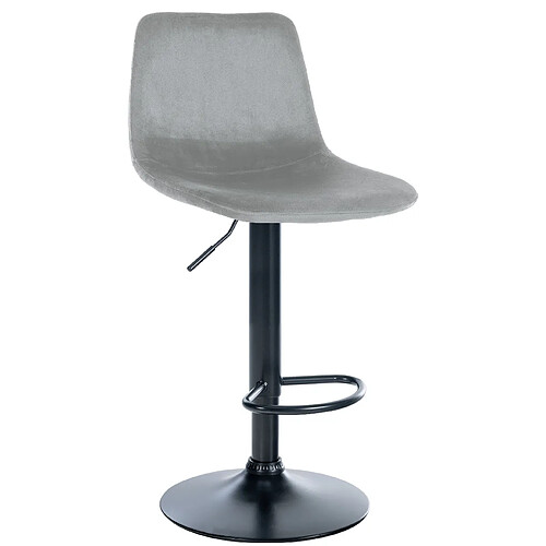 Non Tabouret de bar Divo velours noir