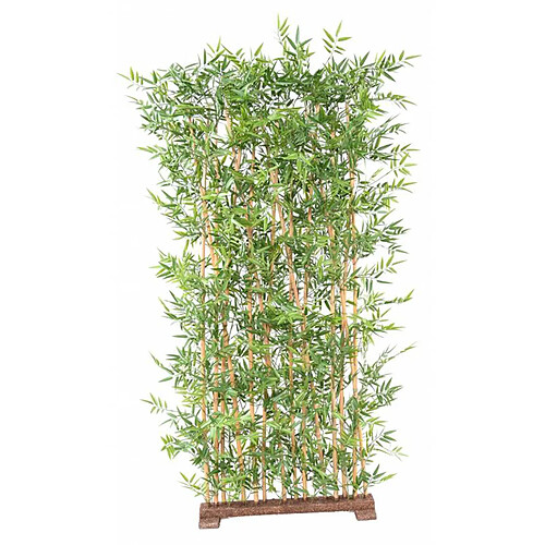 Plante artificielle extérieur coloris vert HAIE UV - 180 x 45 x 90 cm -PEGANE-