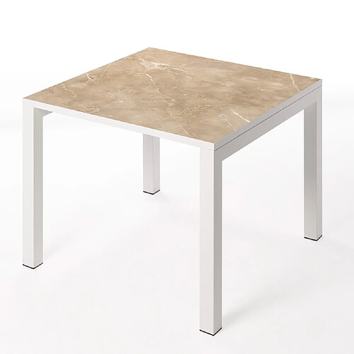 Ds Meubles Table Luxury 75x75 Noce BL