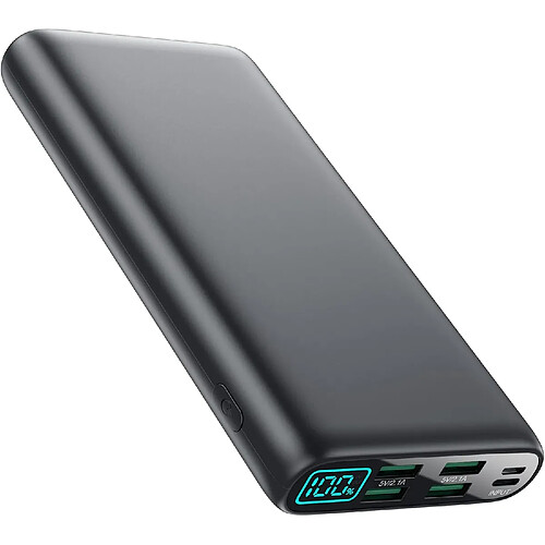 SANAG Batterie Externe 27000Mah,[Unique 5 Sorties & 0-100% Écran Lcd] Power Bank Haute Capacité Usb C Charge Rapide Chargeur Portable Compatible Avec Iphone 15 14 13 Pro Samsung S23 S22