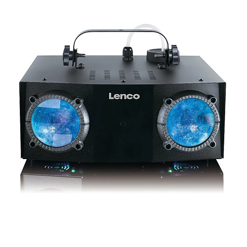 Lenco Jeu de lumière à double matrice et machine à fumée LFM-110BK Noir