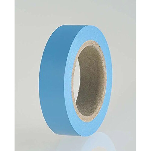 Hellermann Tyton htape-flex15 – 15 x 10 – Duct Tapes (bundling, Fastening, handicrafting, marking, Repairing, Strengthening, Indoor & Outdoor, Blue, PVC, solvent inamovible, RoHS)