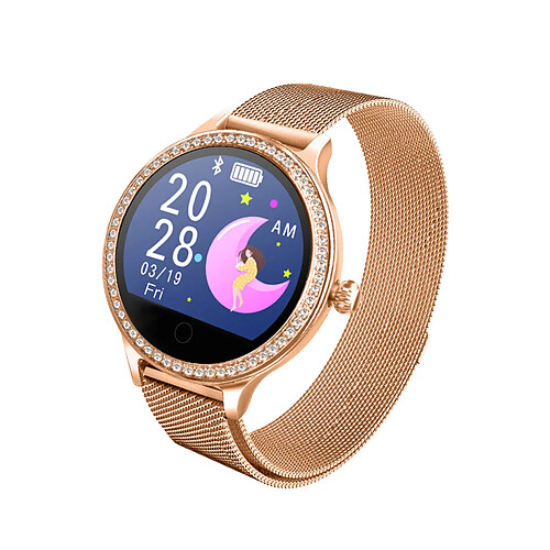 Platyne Montre Connectee Bluetooth Fashion Femme Avec Diamant