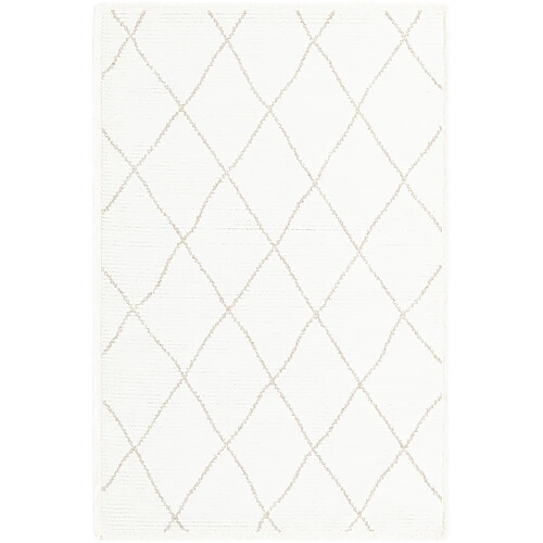 Hadorn Tapis 245x160 Blanc St. Gallen Folklore