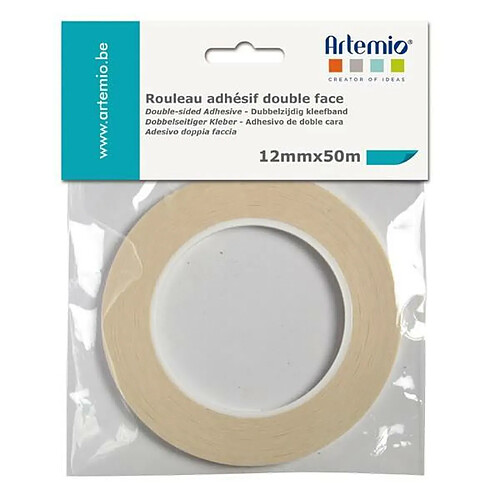 Artemio Ruban adhésif double face - largeur 12 mm