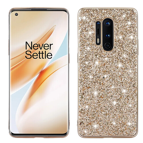 Coque en TPU paillettes scintillantes or pour votre OnePlus 8 Pro