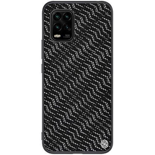 Coque en TPU scintillement noir/argent pour votre Xiaomi Mi 10 Lite 5G/10 Youth 5G