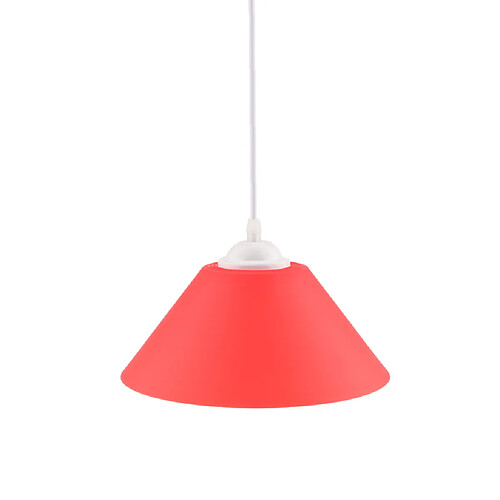 Cadran moderne en forme de plafonnier lampe lampe lustre rouge