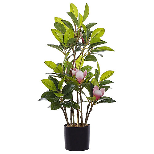 Beliani Plante artificielle MAGNOLIA 70 cm