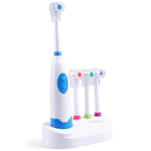 Imperméable à l’eau brosse à dents électrique renouvelable brosse à dents + brosse 3 têtes pour les enfants