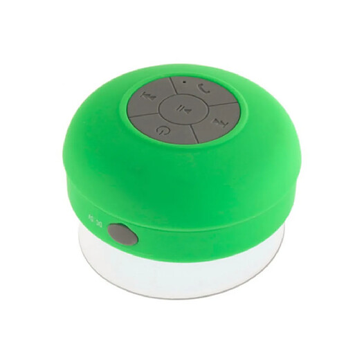 Chrono Portable Mini HIFI Waterproof Shower Pool Wireless Bluetooth Speaker Handsfree with Mic (Vert)