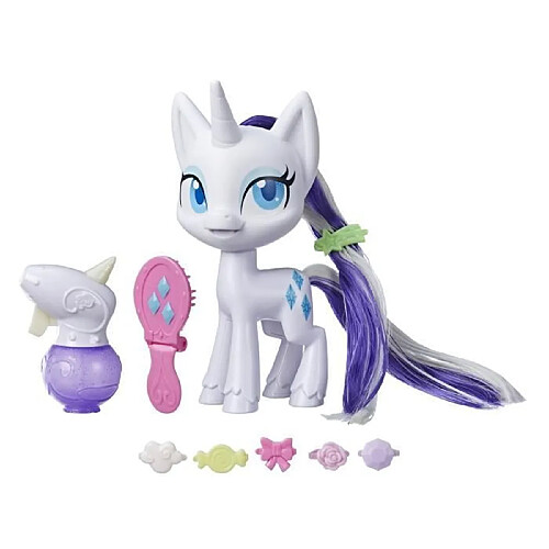 Hasbro My Little Pony - Rarity Criniere Magique Poney licorne de 16,5 cm