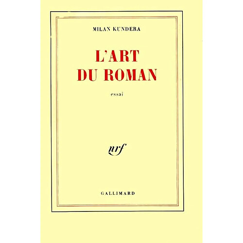 L'art du roman · Occasion