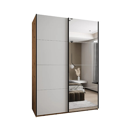 Abiks Meble Armoire à portes battantes Lux 3 245,5/170/64 2 portes