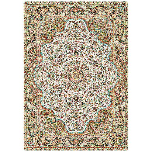 ICONIK INTERIOR Tapis Oriental Vintage - (290x200 cm) - Miran Marron