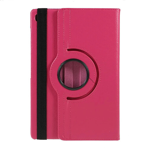 Etui en PU texture itchi avec support rotatif à 360 ° rose pour votre Samsung Galaxy Tab S5e SM-T720