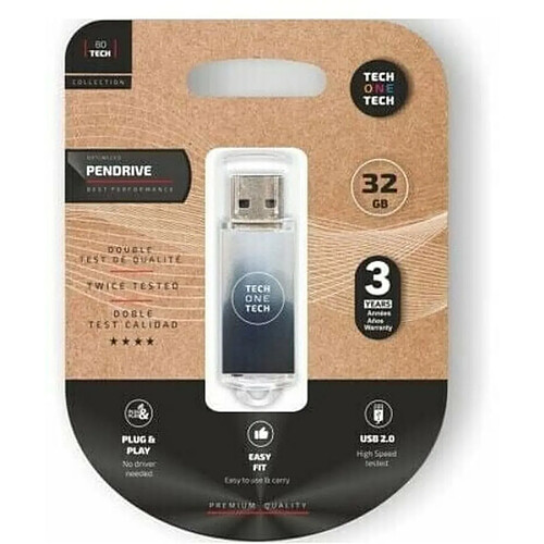 Techone Clé USB Tech One Tech Be B&W 32 GB