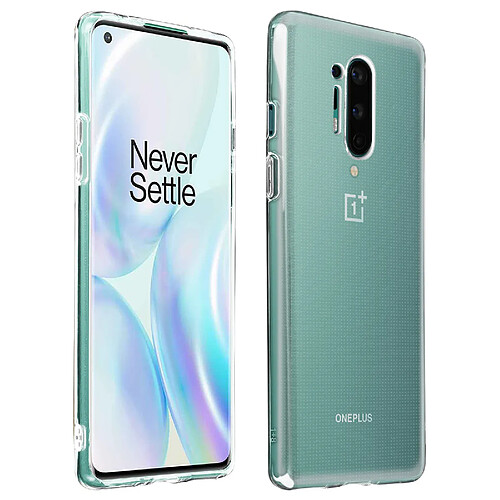 Avizar Coque OnePlus 8 Pro Protection Flexible Ultra-fine et Légère Transparent