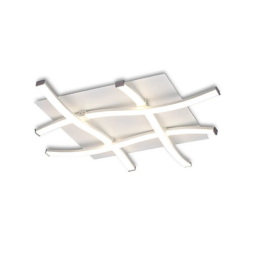 Inspired Blanco Plafonnier 34W LED 4000K, 2600lm, Dimmable, Blanc/Acrylique Givré, 3 ans de Garantie