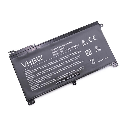 vhbw batterie compatible avec HP Pavilion X360 13-U009NA, X360 13-U009TU, X360 13-U011NA, x360 13-u014TU laptop (3600mAh, 11.55V, Li-Ion, noir)