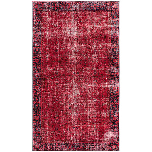 Vidal Tapis de laine 226x132 rouge Ultra Vintage